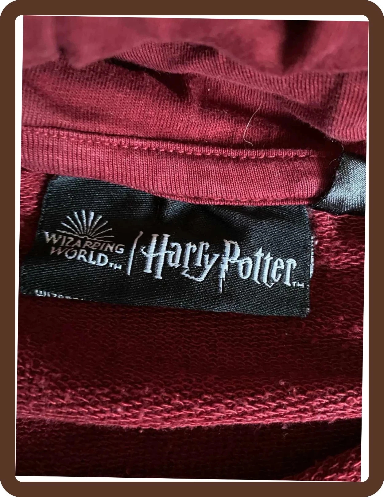 Moletom com capuz marrom 12/14 anos Harry Potter Hogwarts - excelente estado – photo 6